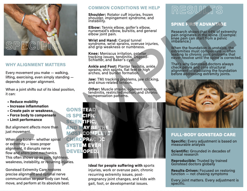 Gonstead Extremity Brochure