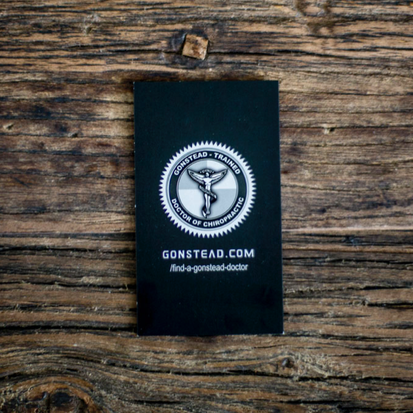 Gonstead Listing Travel Card